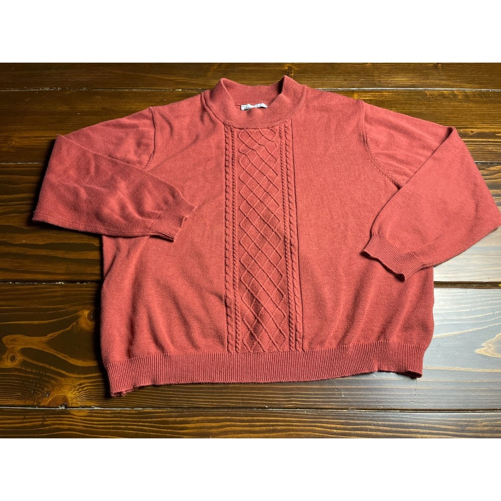 Southern Lady Sweater, Women's Size Petite XL, Red, Pullover